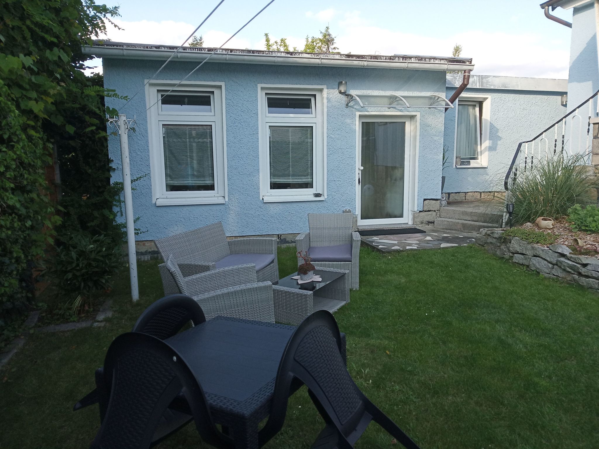 Appartement mit Garten, Grill und Terrasse