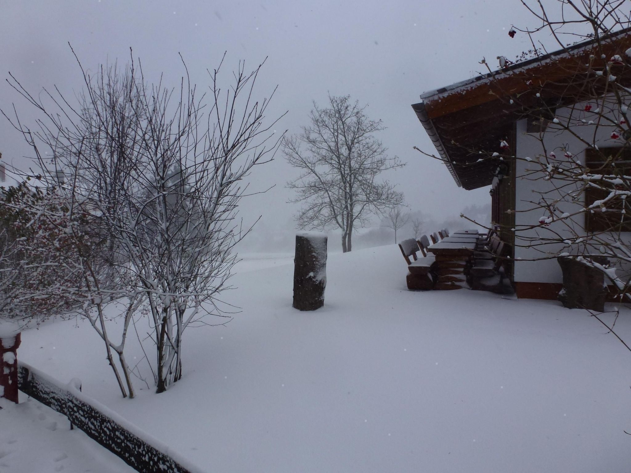 Mit Blick auf die Berge-Drinnen