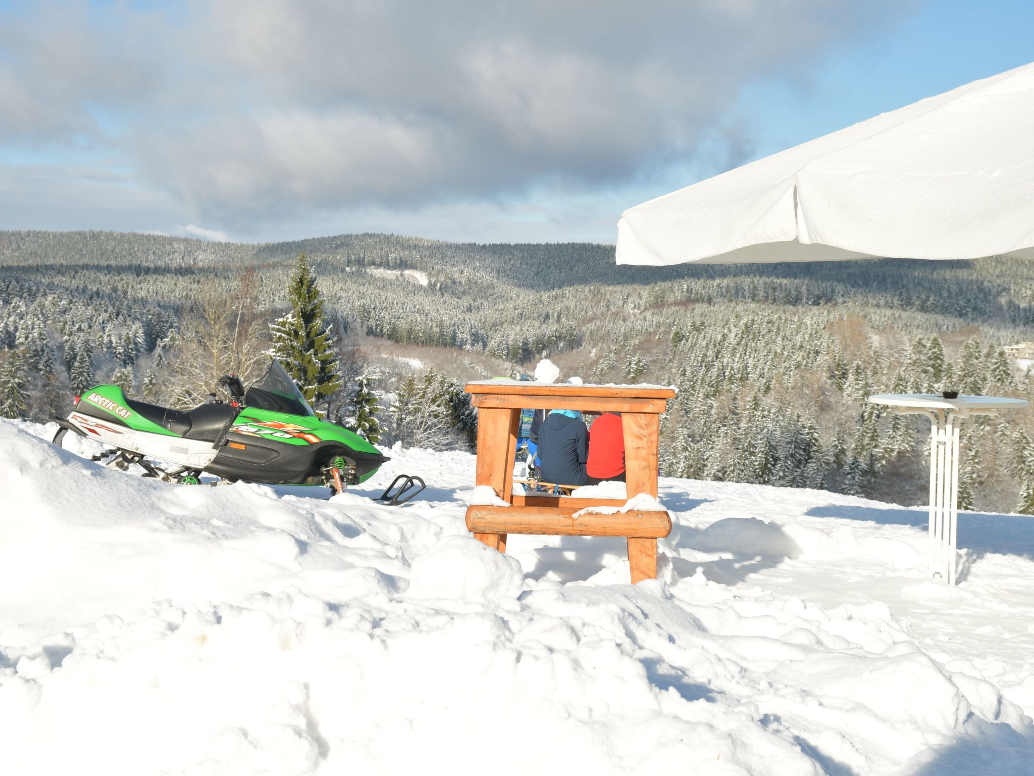 Mit herrlicher Aussicht in die Berge