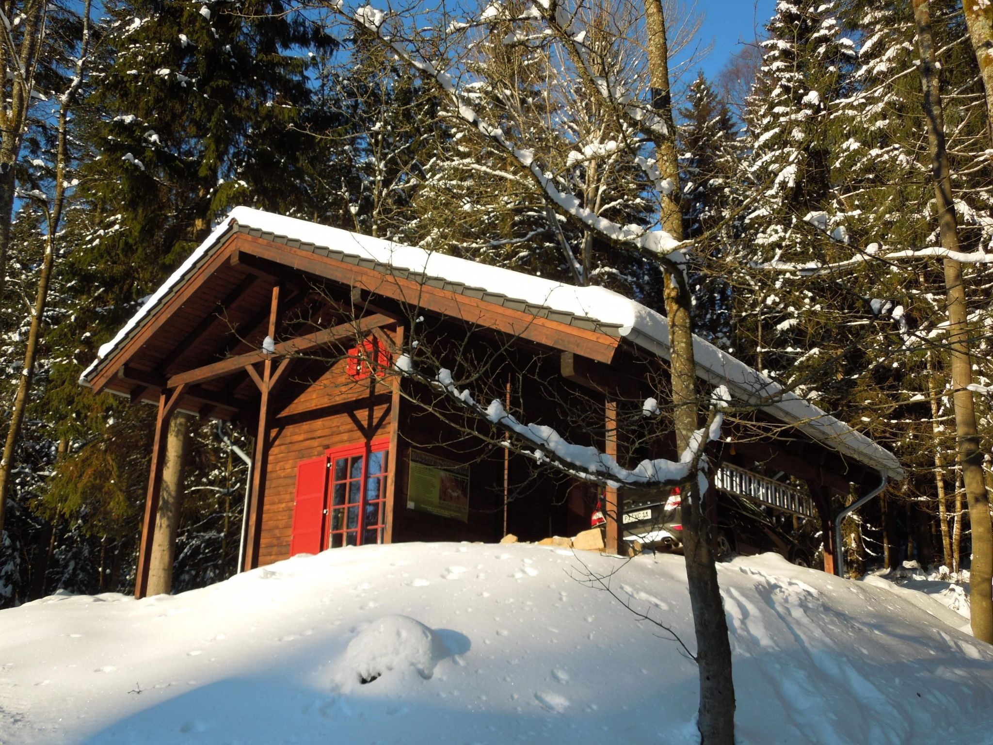 Blockhaus Bodefall-Drinnen