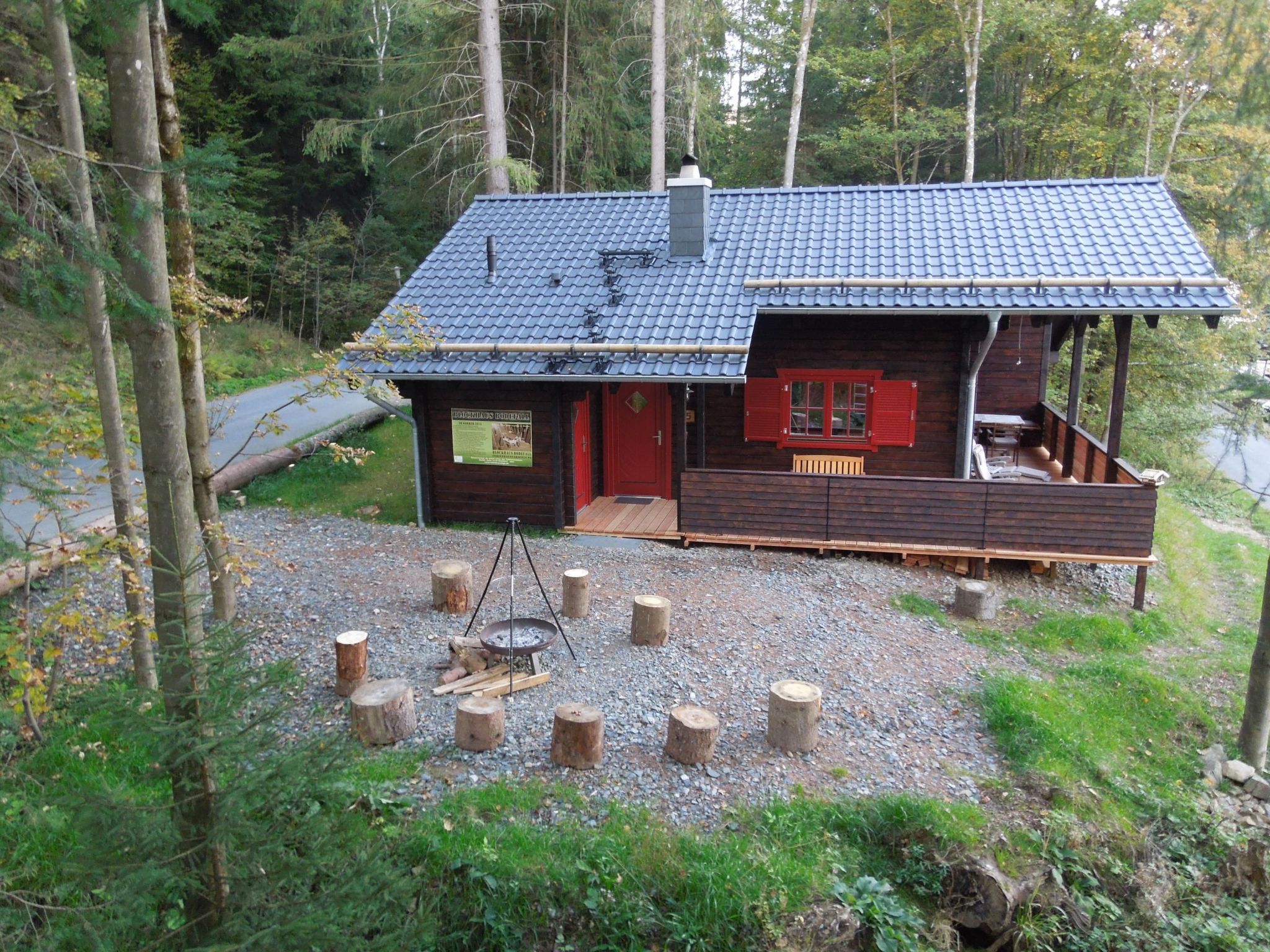 Blockhaus Bodefall-Drinnen