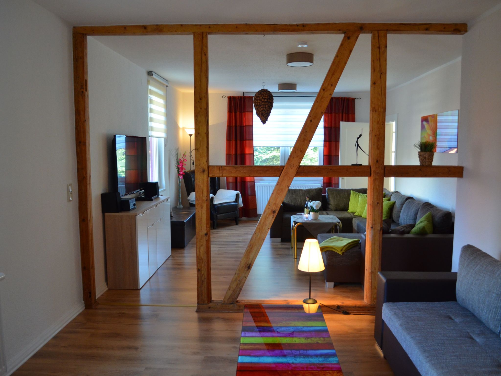 Familienfreundliches Ferienhaus mit Sauna am Fuße des Brockens - Dedans