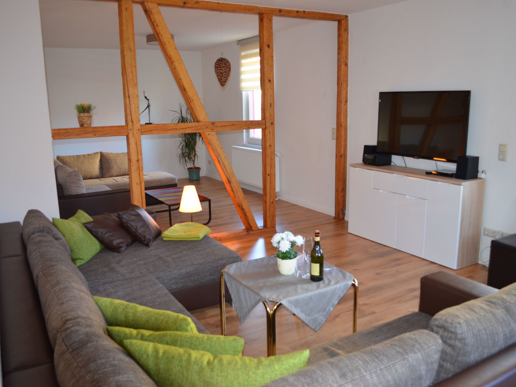 Familienfreundliches Ferienhaus mit Sauna am Fuße des Brockens - Dedans