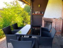 in Barbis mit Grill und Panoramablick