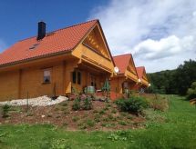Vrijstaand blokhut 95m² in Bad Sachsa, Harz – uitzicht, tuin & houtkachel - thumbnail 1
