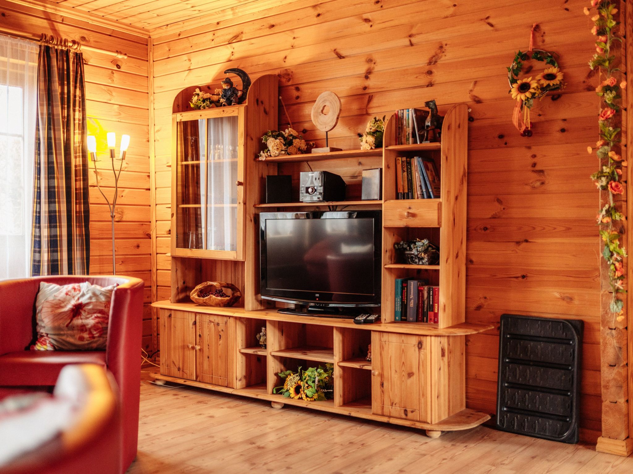 Idyllisch gelegenes Blockhaus - Hunde willkommen-Drinnen