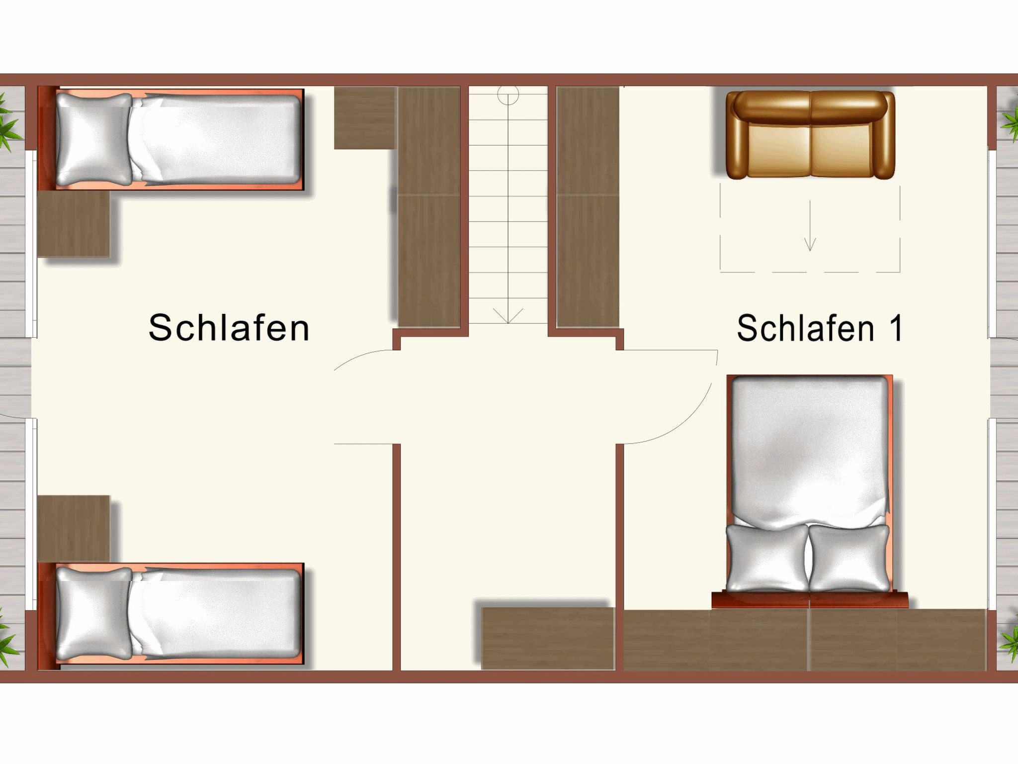 In Steina mit Kleinem Balkon-Drinnen
