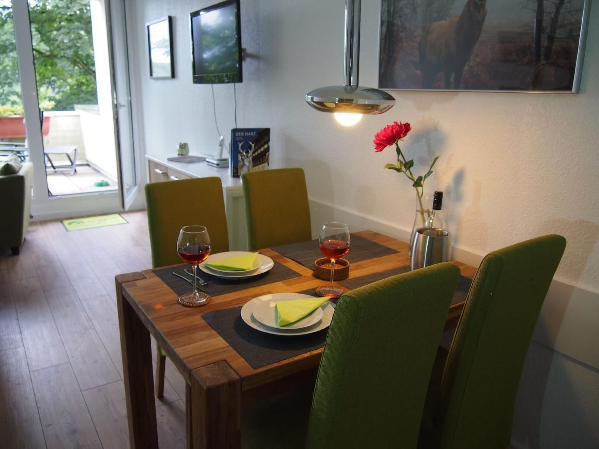 Apartment Harzgrün - schön,ruhig und mittendrin - - Dedans