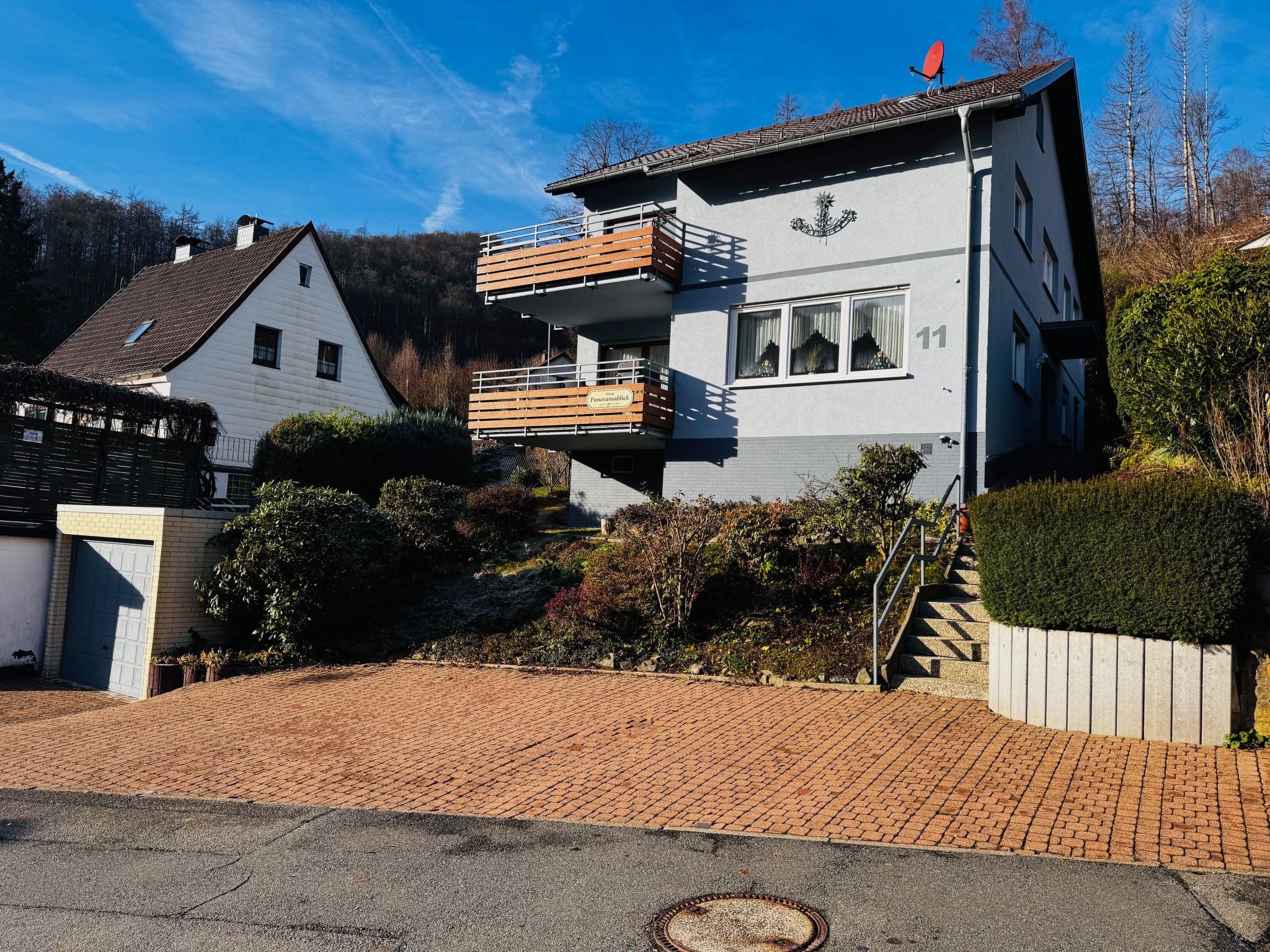 Freistehendes Ferienhaus in Sieber mit Terrasse, Garten und Grill-Image-tags.info