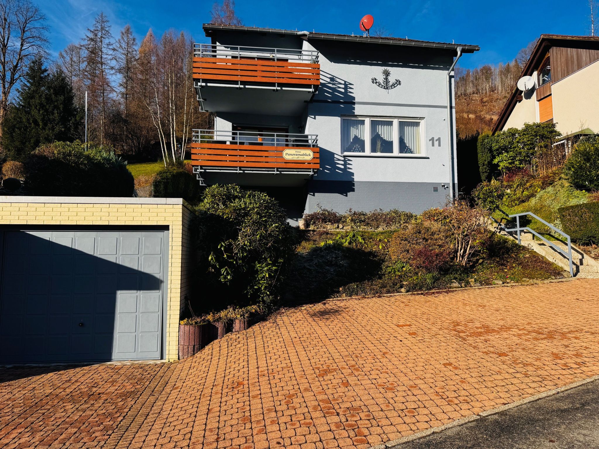 Freistehendes Ferienhaus in Sieber mit Terrasse, Garten und Grill-Image-tags.info