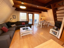 Houten huis Waldrauschen bij het Twistesee strand - thumbnail 2