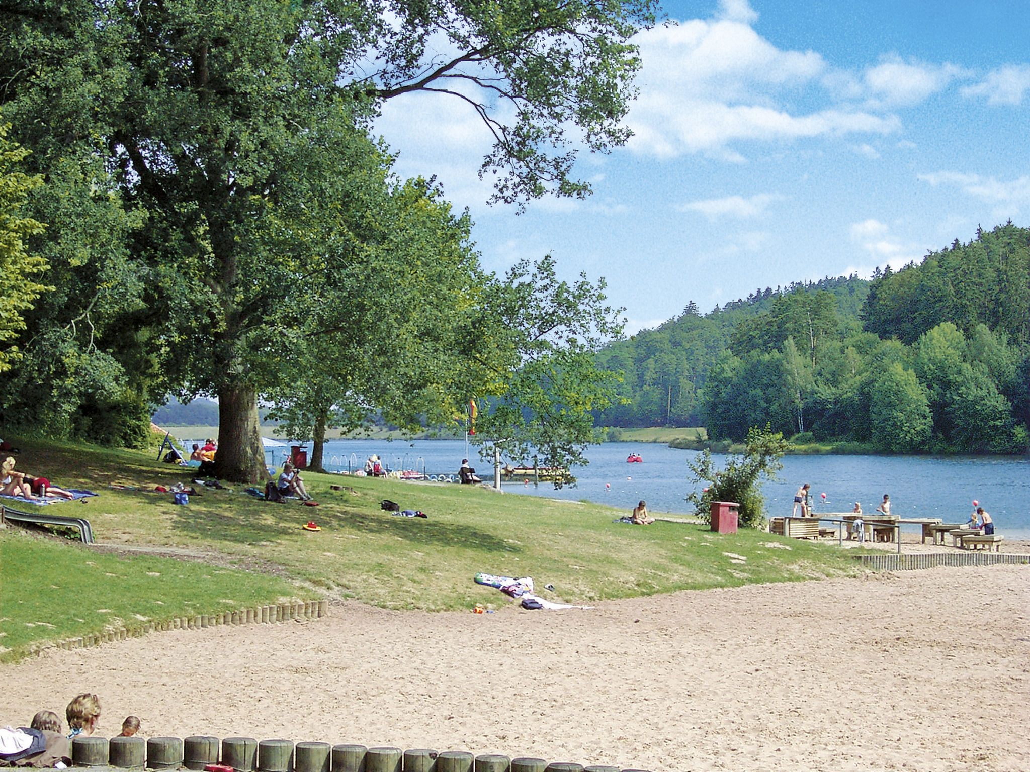 Charmantes Ferienhaus Iris im Waldecker Land-Omgeving