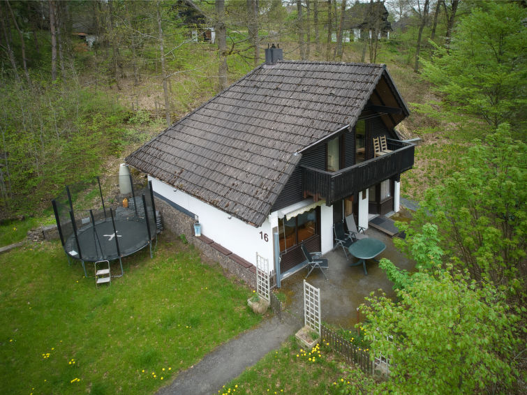 Vakantiehuis met open haard en sauna in Frankenau in Frankenau