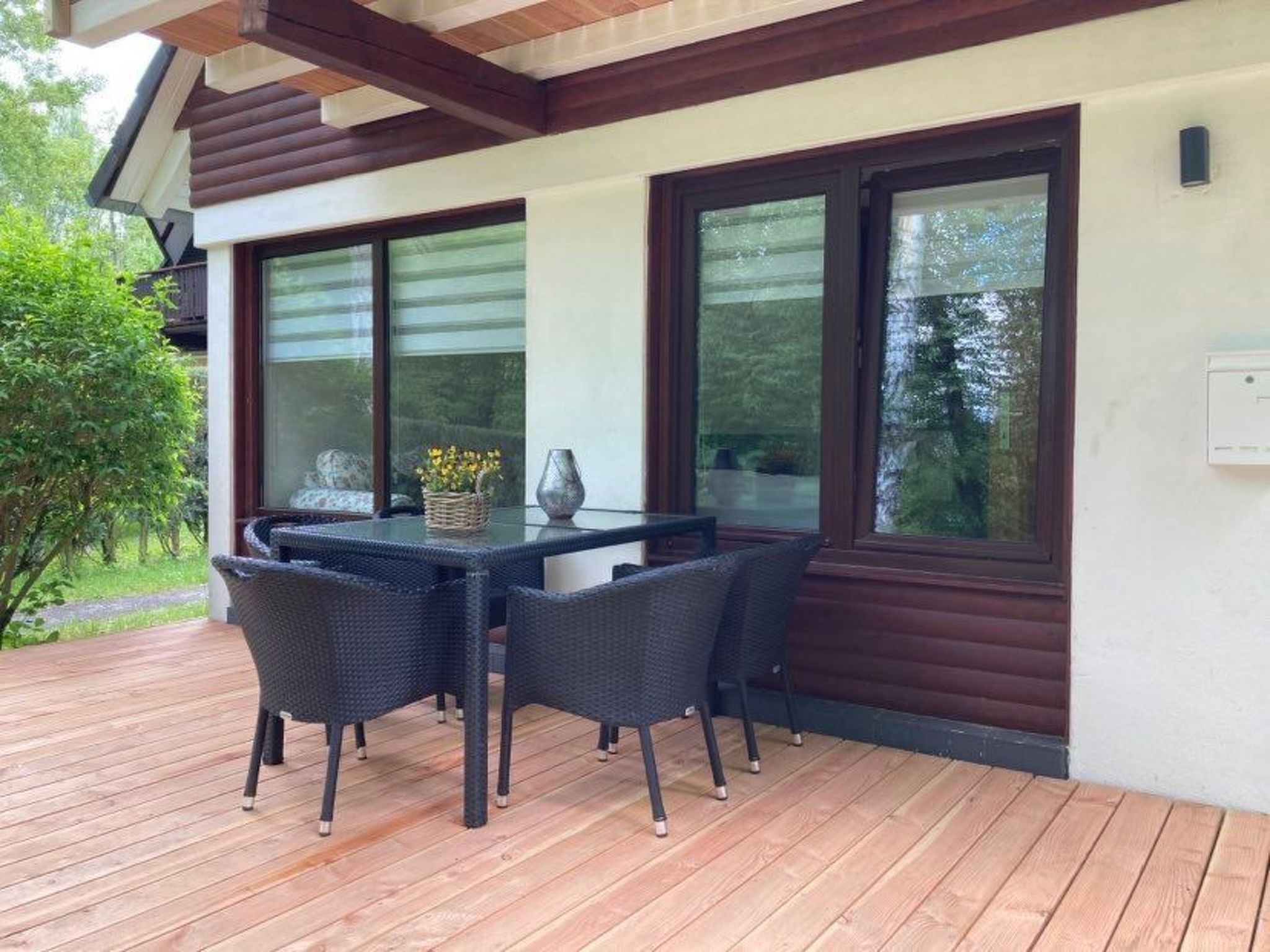 Idyllisches Ferienhaus mit Balkon und Garten-Binnen