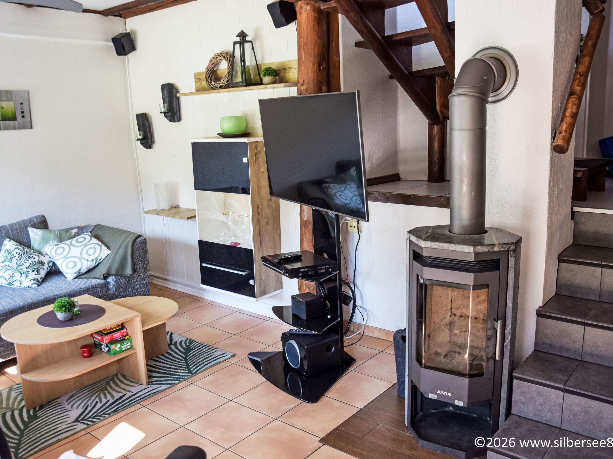 Maison mit Hot Tub – Séjour, photo 10 sur 47