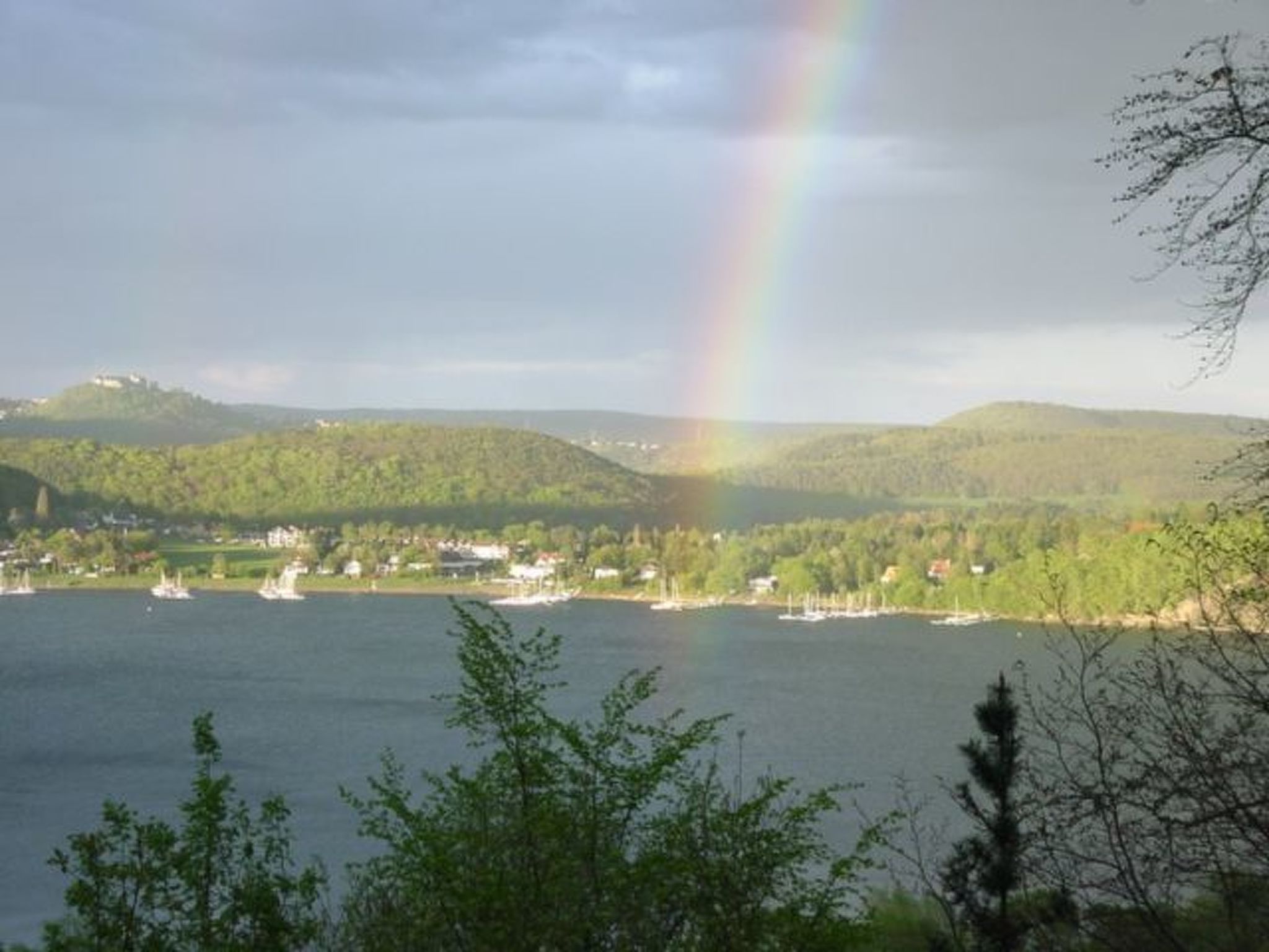 Ederseeblick in Bringhausen am Edersee-Binnen