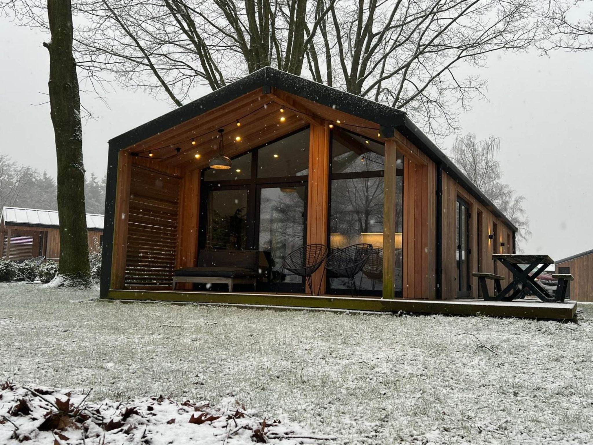Wilsumer Berge Resort - Nature Lodge Hottub - Draußen