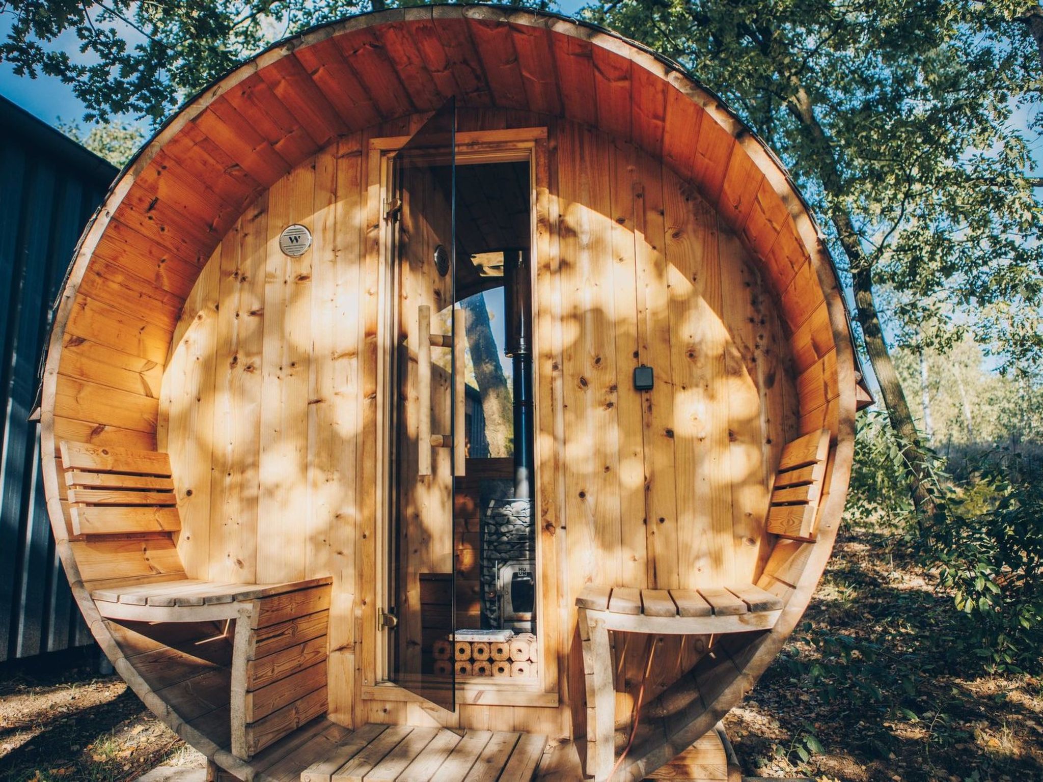 Wilsumer Berge Resort -Hill Top Scandi Sauna - Draußen