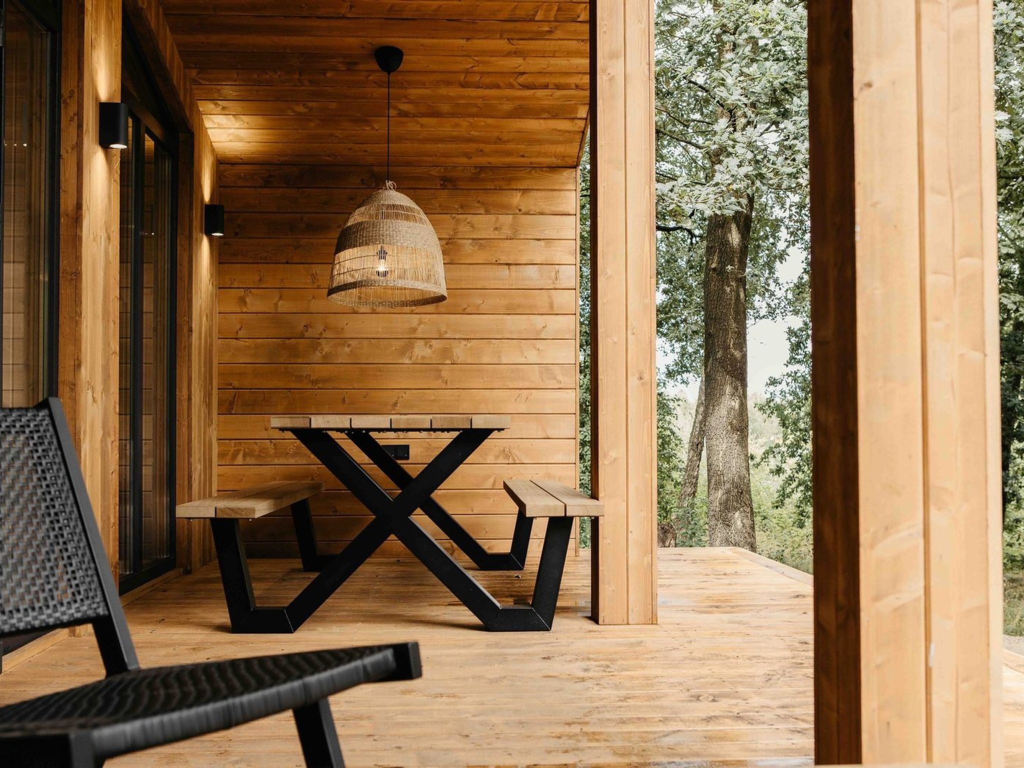 Wilsumer Berge Resort -Hill Top Scandi Sauna - Draußen