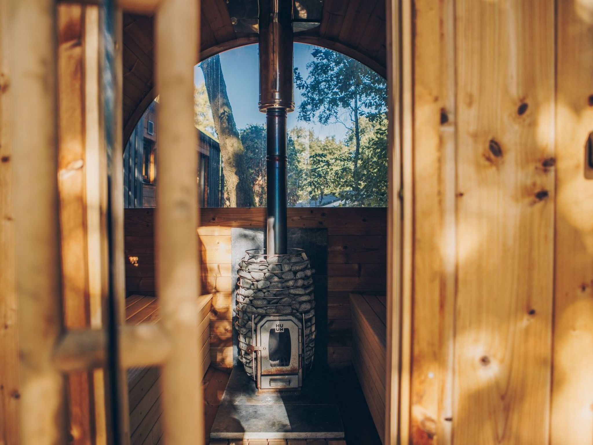 Wilsumer Berge Resort -Hill Top Scandi Sauna - Draußen