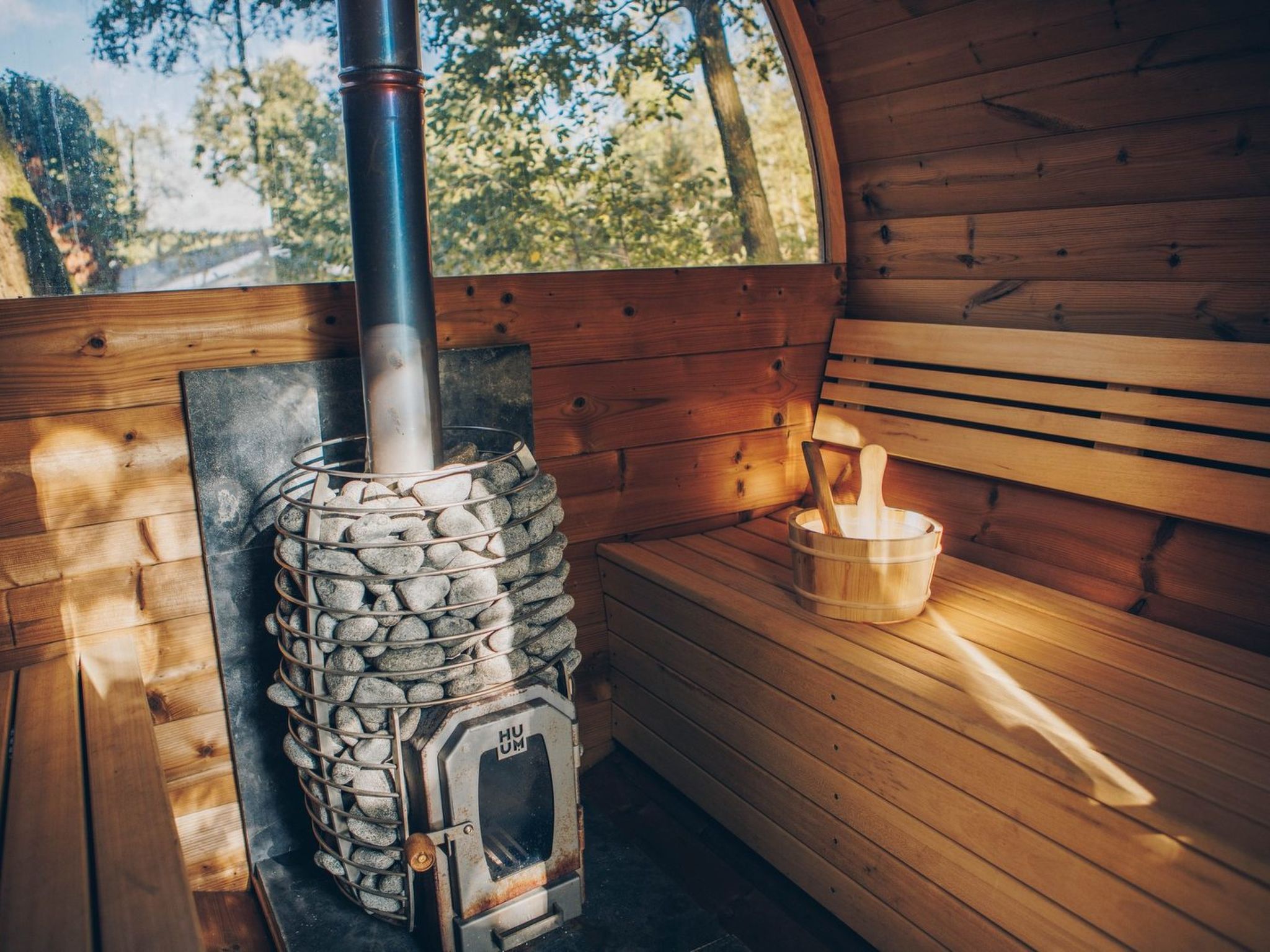 Wilsumer Berge Resort -Hill Top Scandi Sauna - Draußen
