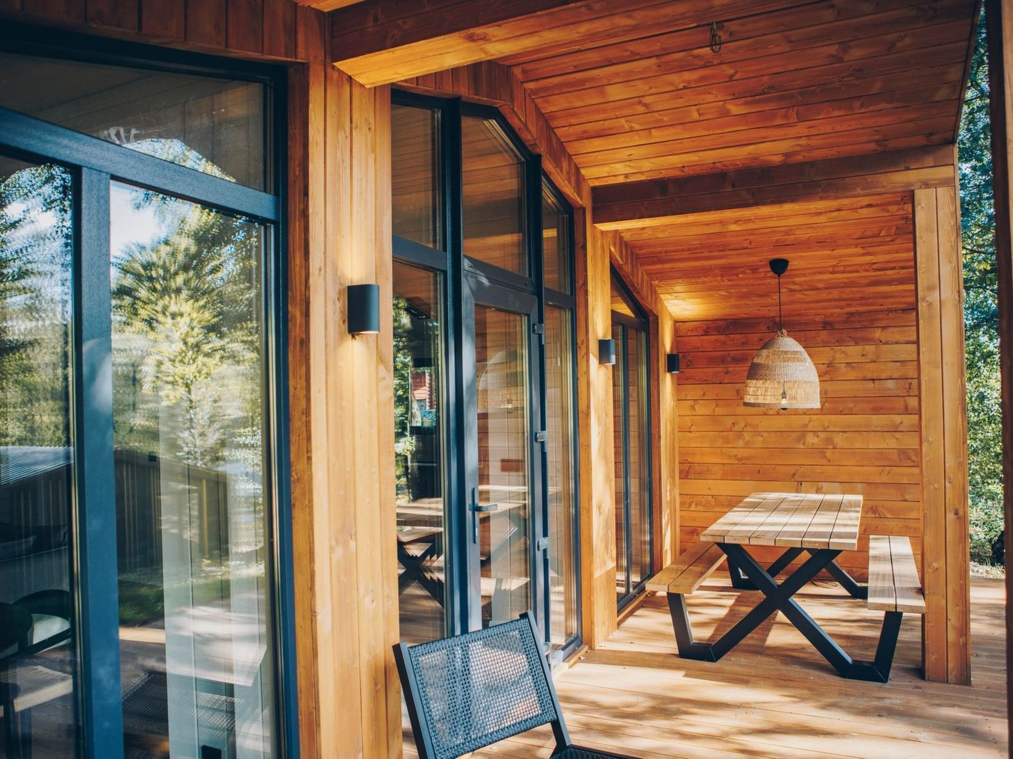 Wilsumer Berge Resort -Hill Top Scandi Sauna - Draußen