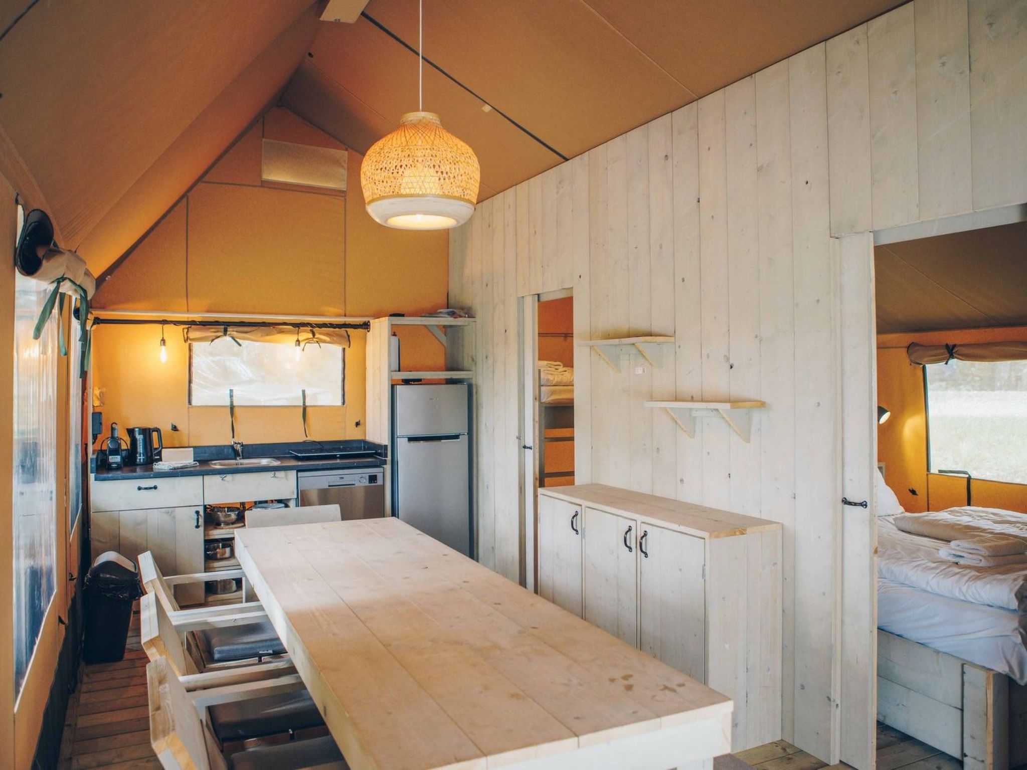 Wilsumer Berge Resort - Glampingtent 7p - Buiten