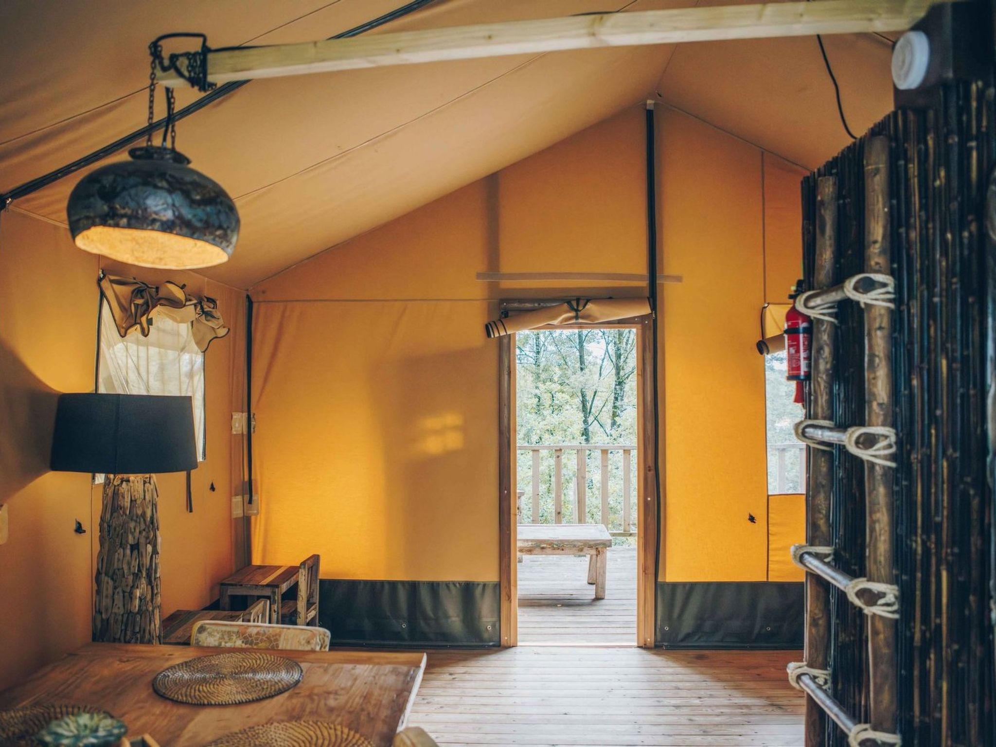 Wilsumer Berge Resort - Glampingtent 5p - Buiten