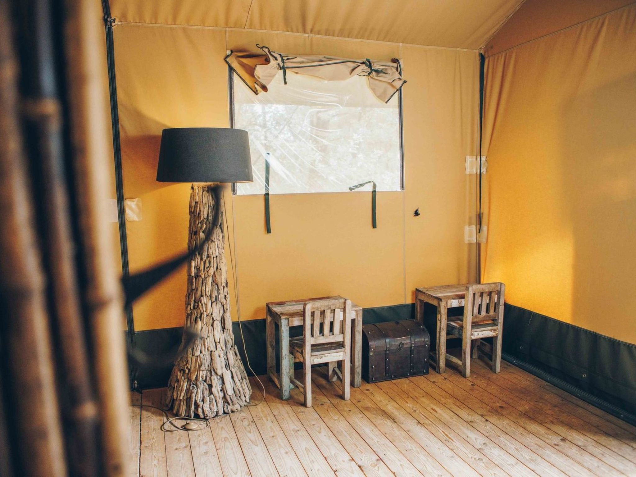 Wilsumer Berge Resort - Glampingtent 5p - Buiten