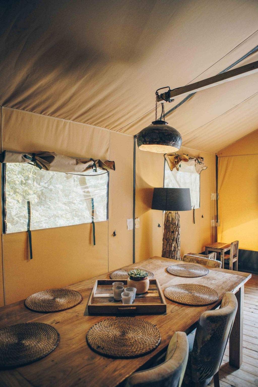 Wilsumer Berge Resort - Glampingtent 5p - Buiten