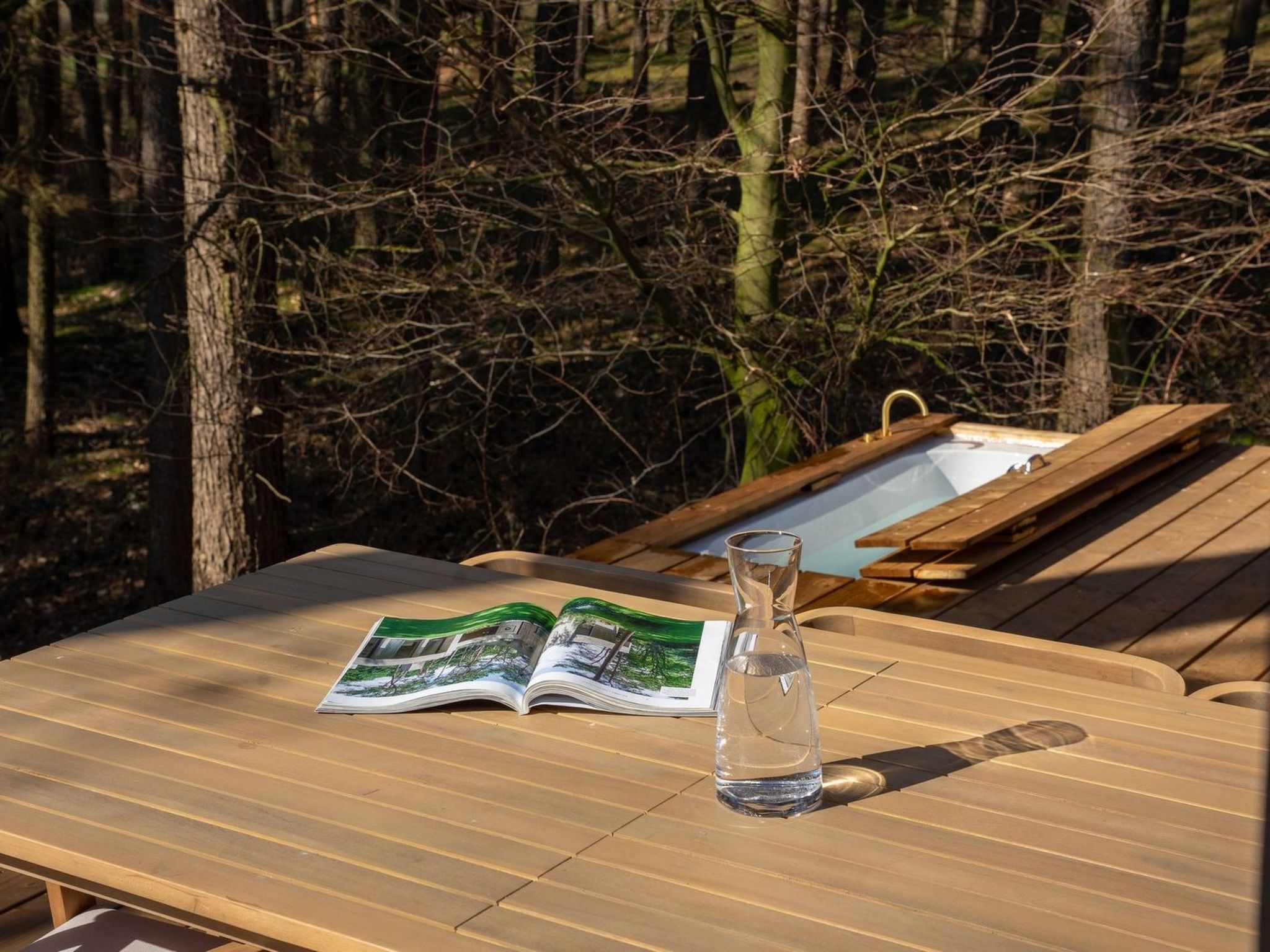 Wilsumer Berge Resort - Koya Tiny Cabin Buitenbad - Draußen