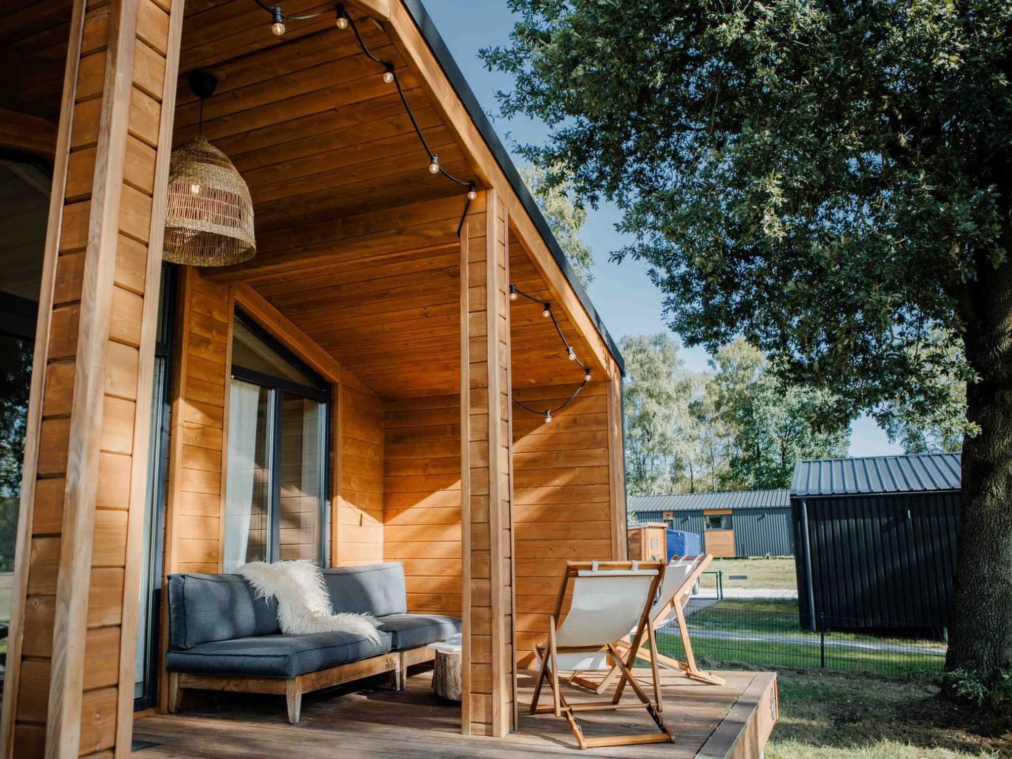 Wilsumer Berge Resort - Lake House Scandi hottub - Draußen