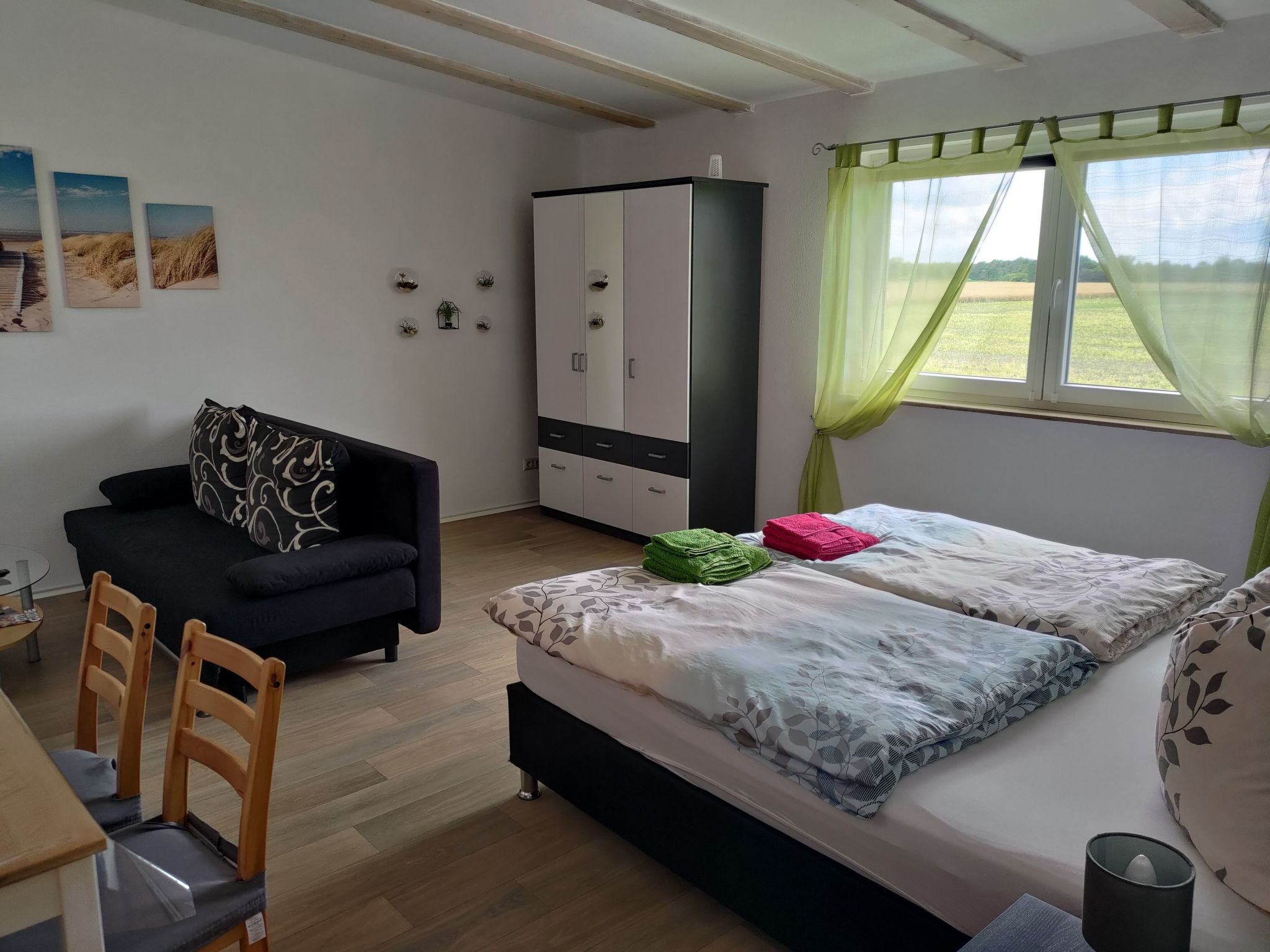 Nette Wohnung in Großsteinberg mit Grill und Terrasse