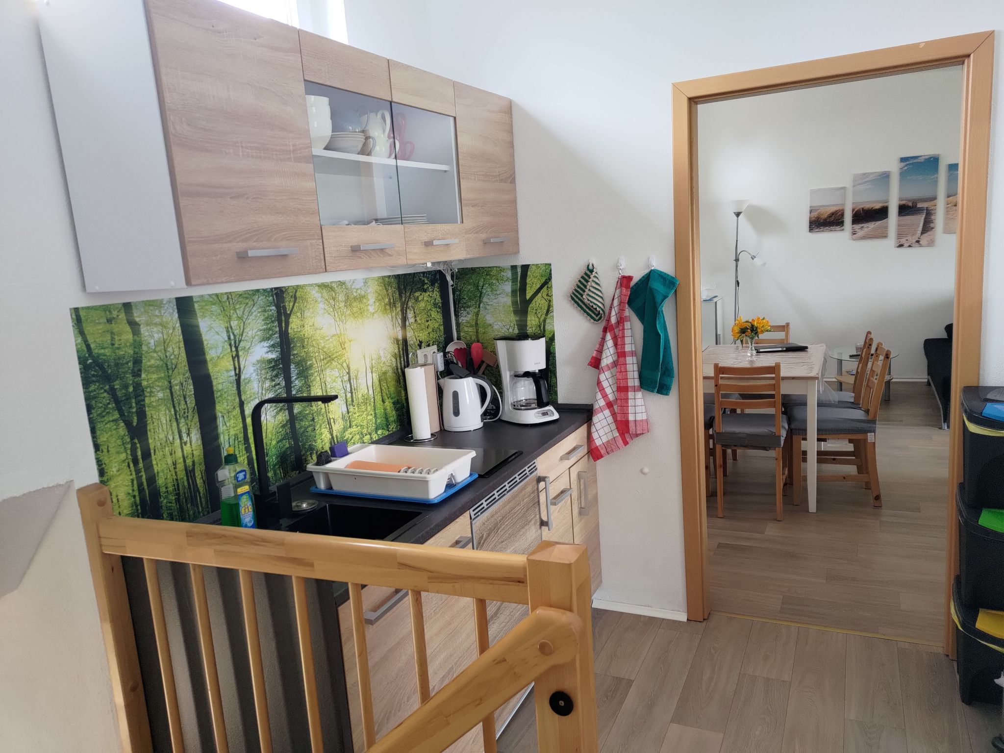 Nette Wohnung in Großsteinberg mit Grill und Terrasse-Binnen