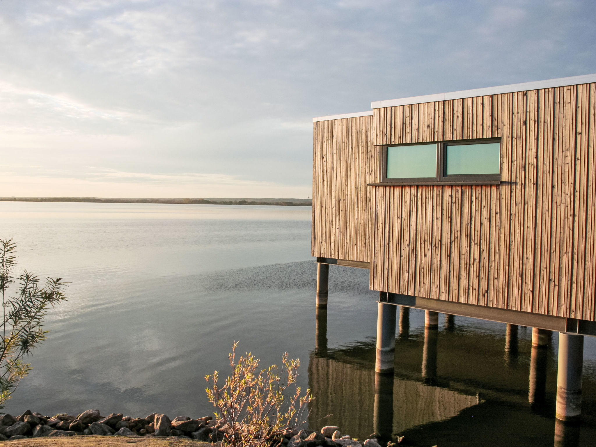 Vrijstaande vakantievilla direct aan het Dümmermeer met spa en zwembad - foto 42