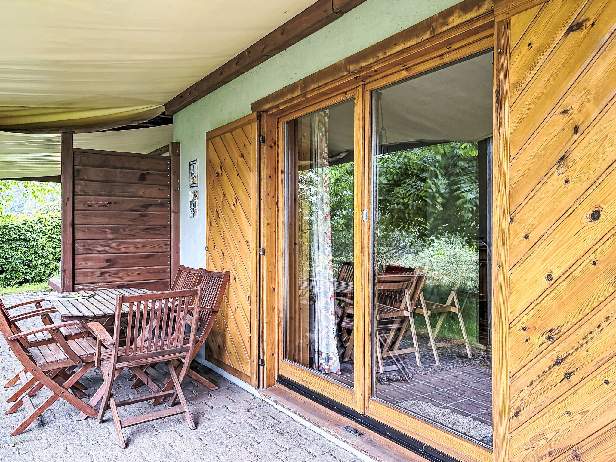 Ferienwohnung Gartentraum - Buiten