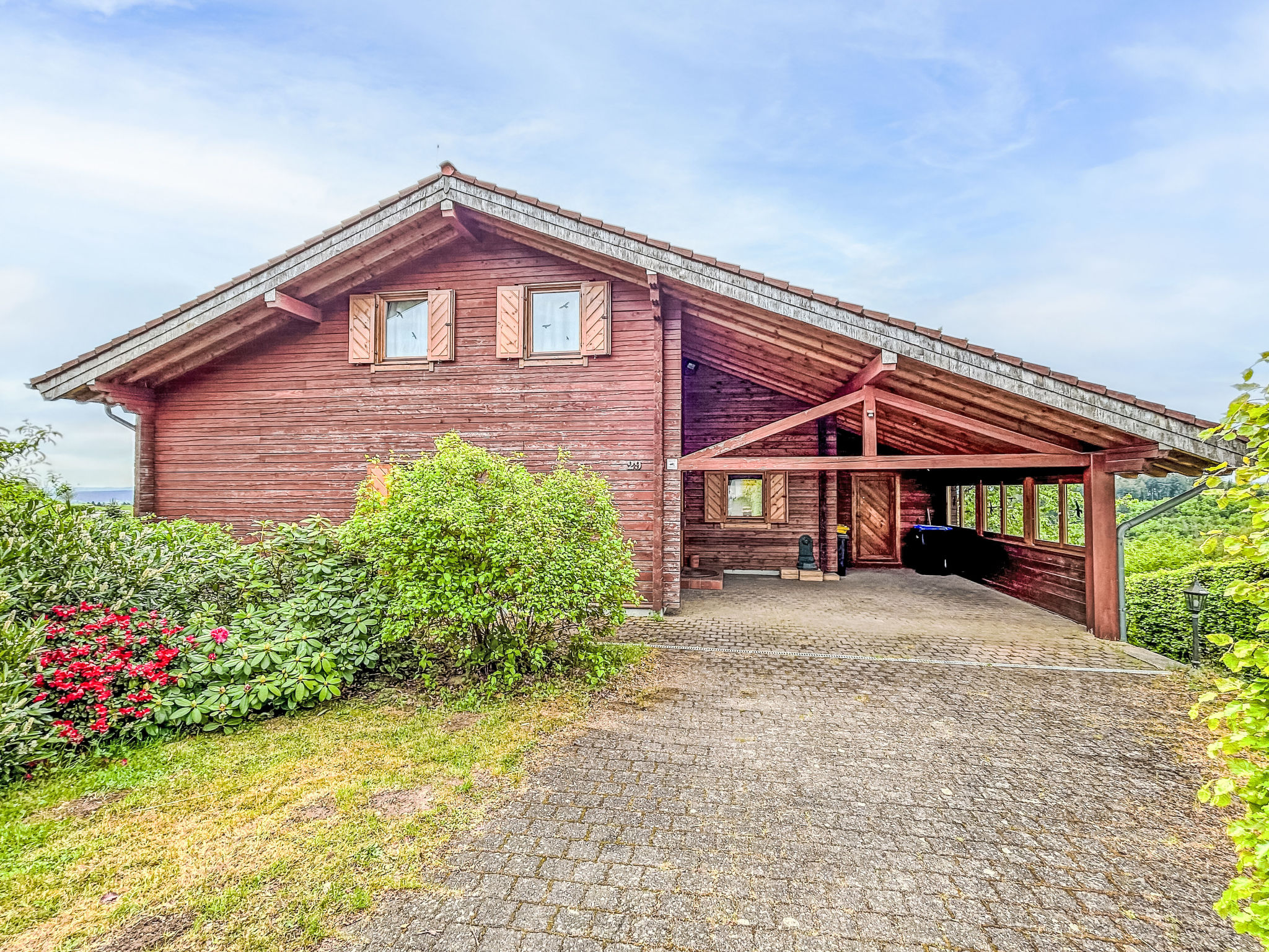 Ferienwohnung Weitblick - Buiten