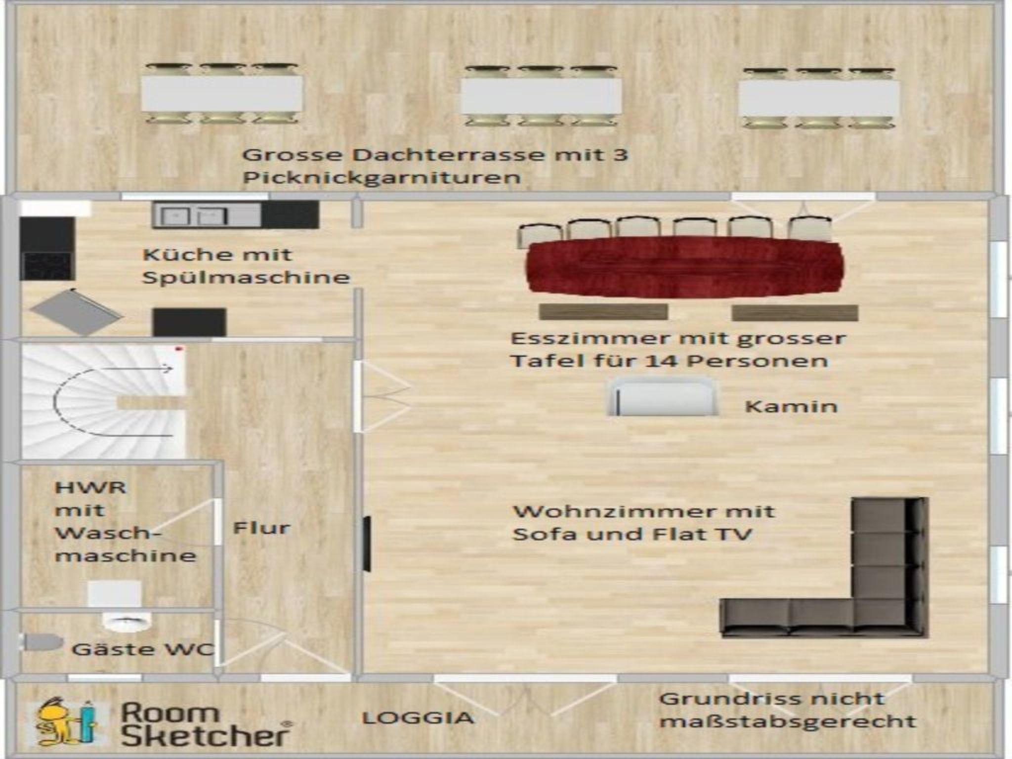 In Wiesen mit Privatem Pool-Binnen