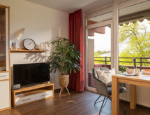 Knus appartement Hygge nabij Koblenz met zwembad en uitzicht op de golfbaan - thumbnail 2