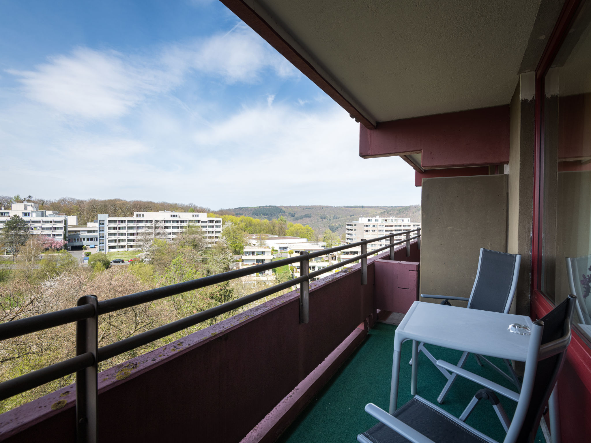 "Butterblume (B808)", appartement 1-kamer 33 m2 op de 8e verdieping, op het westen gelegen. Woon-/slaapkamer met 1 bed (100 cm, lengte 200 cm), Sat-TV (Flatscreen TV). Uitgang naar het balkon. Kookhoe..