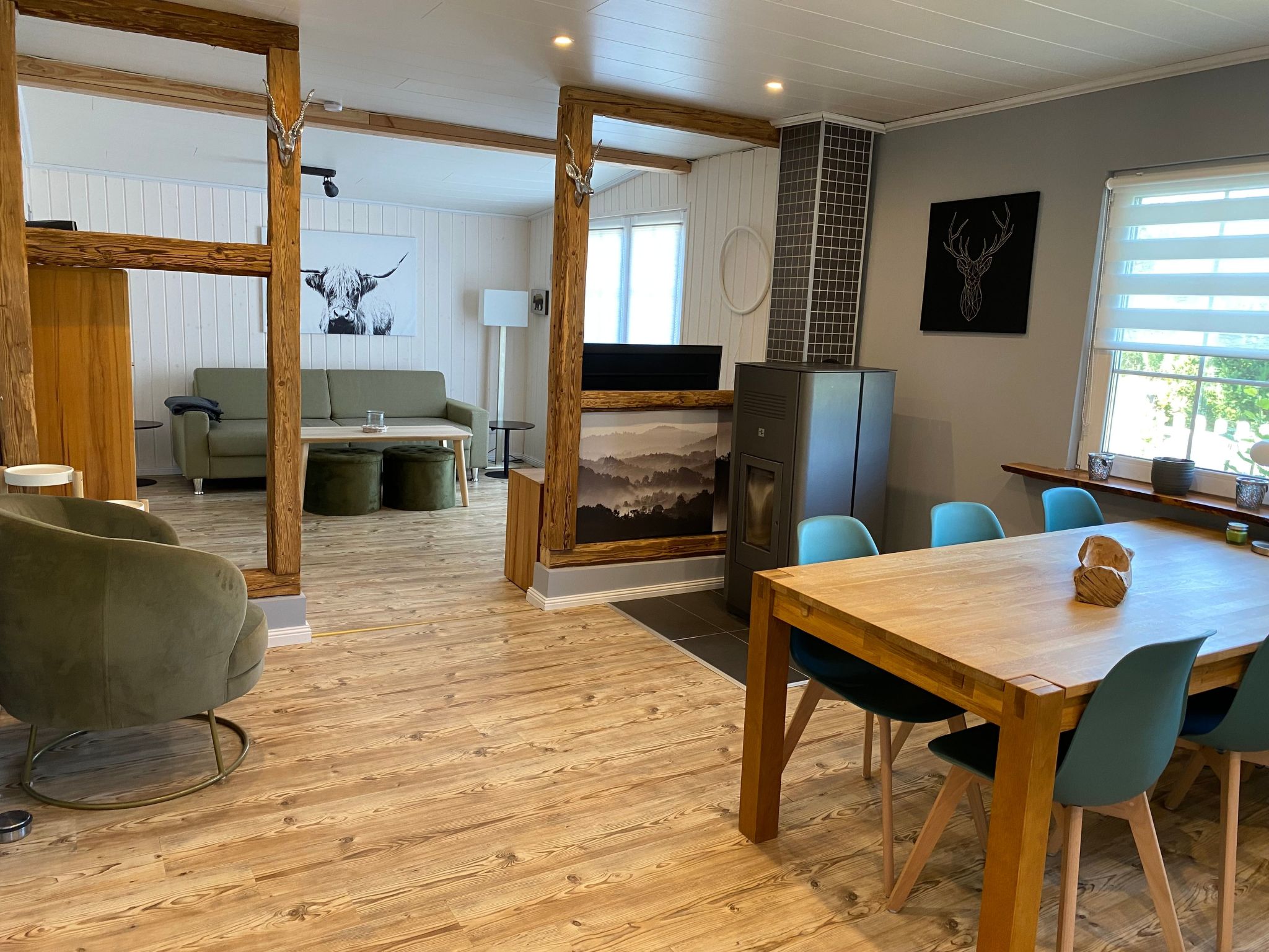 Eifelcottage Rotkehlchen mitten in der Natur-Drinnen