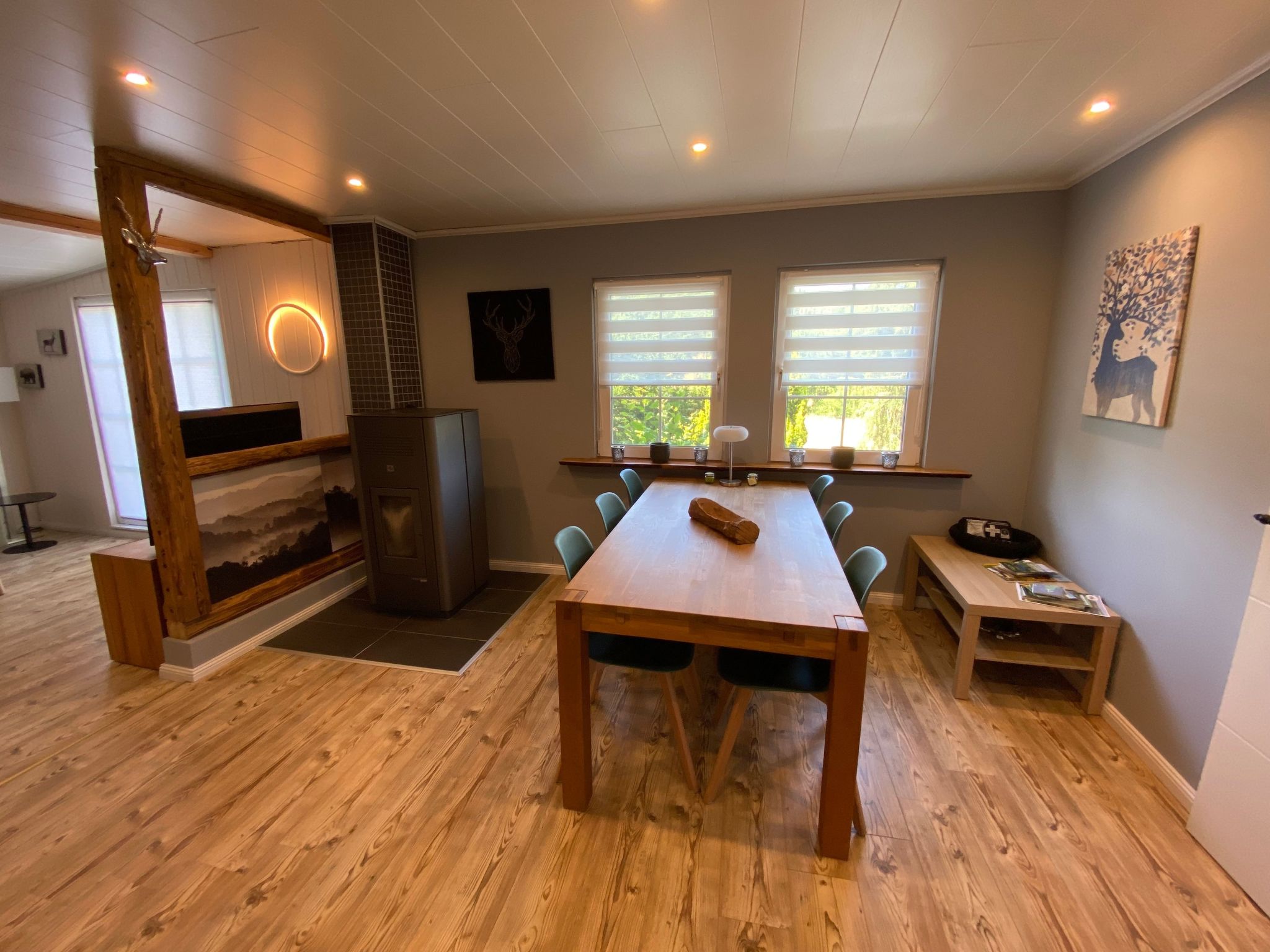 Eifelcottage Rotkehlchen mitten in der Natur-Drinnen