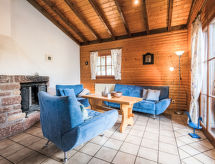Rustiek chalet voor 4 aan de bosrand bij Schönecken in de Eifel - thumbnail 6