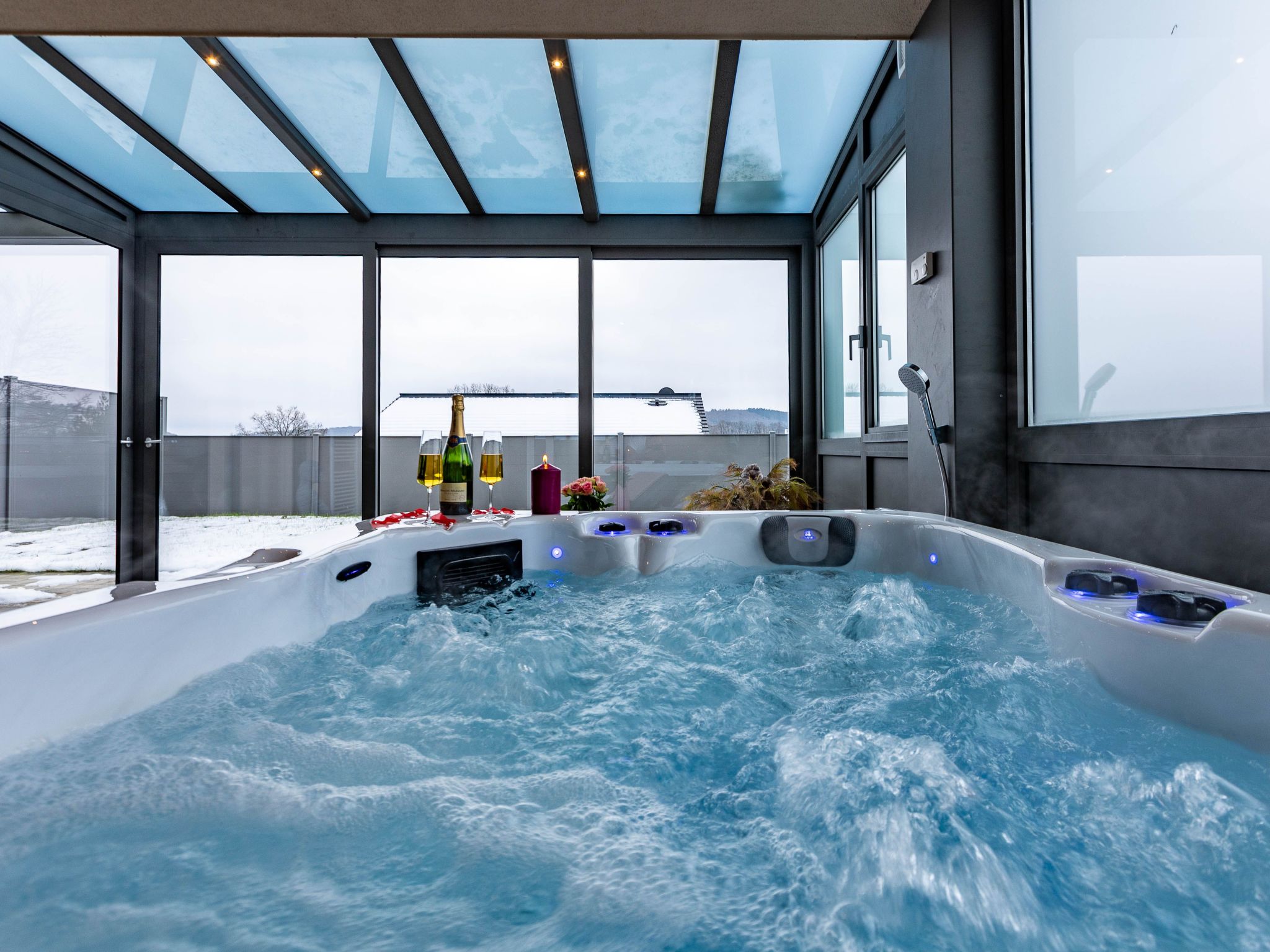 Elegante Ferienwohnung in Hollnich mit Garten-Binnen