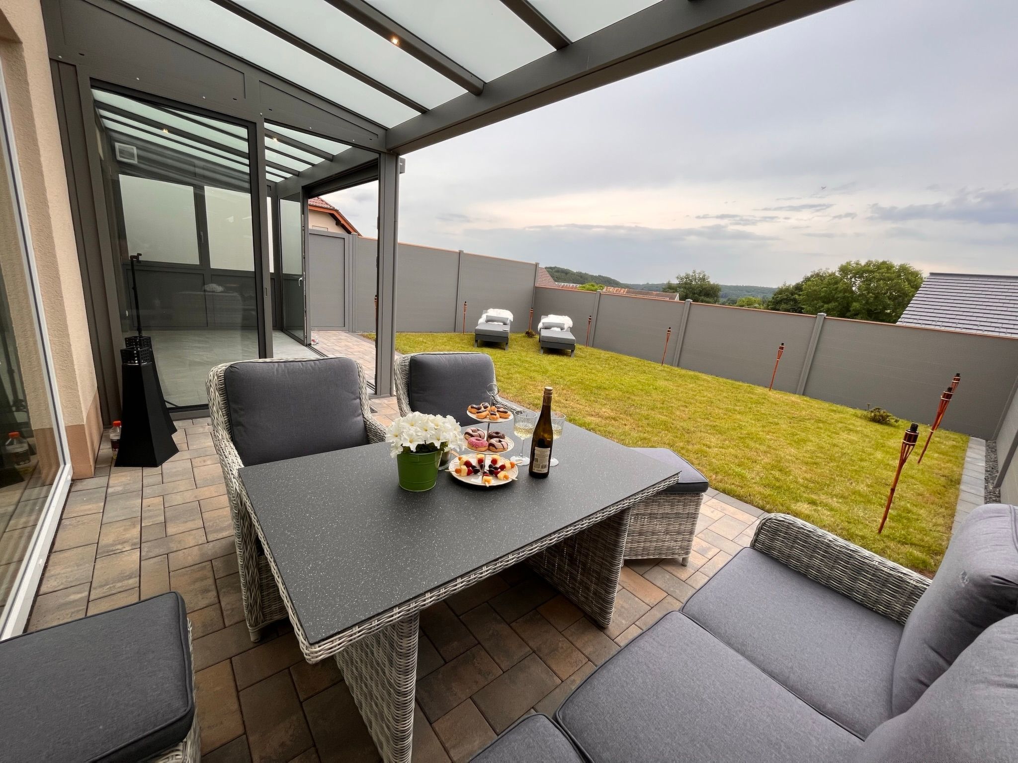 Elegante Ferienwohnung in Hollnich mit Garten-Binnen