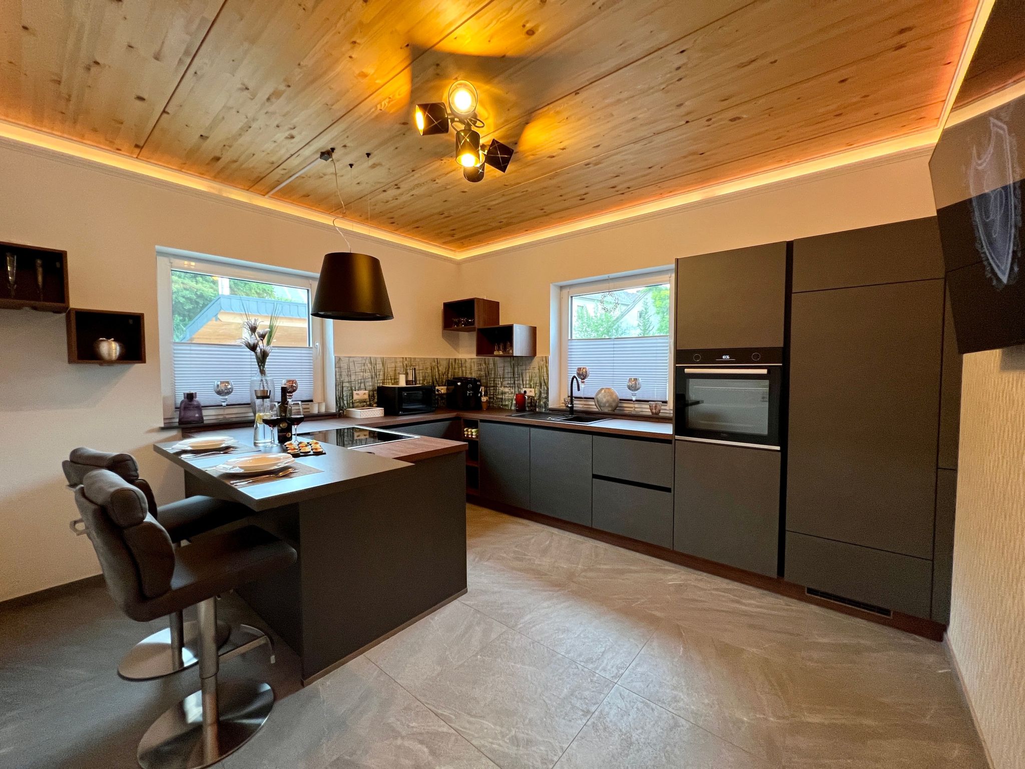 Elegante Ferienwohnung in Hollnich mit Garten-Binnen