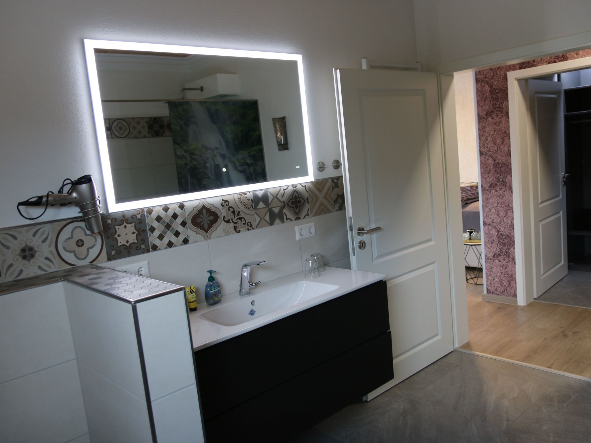 Elegante Ferienwohnung in Hollnich mit Garten-Binnen