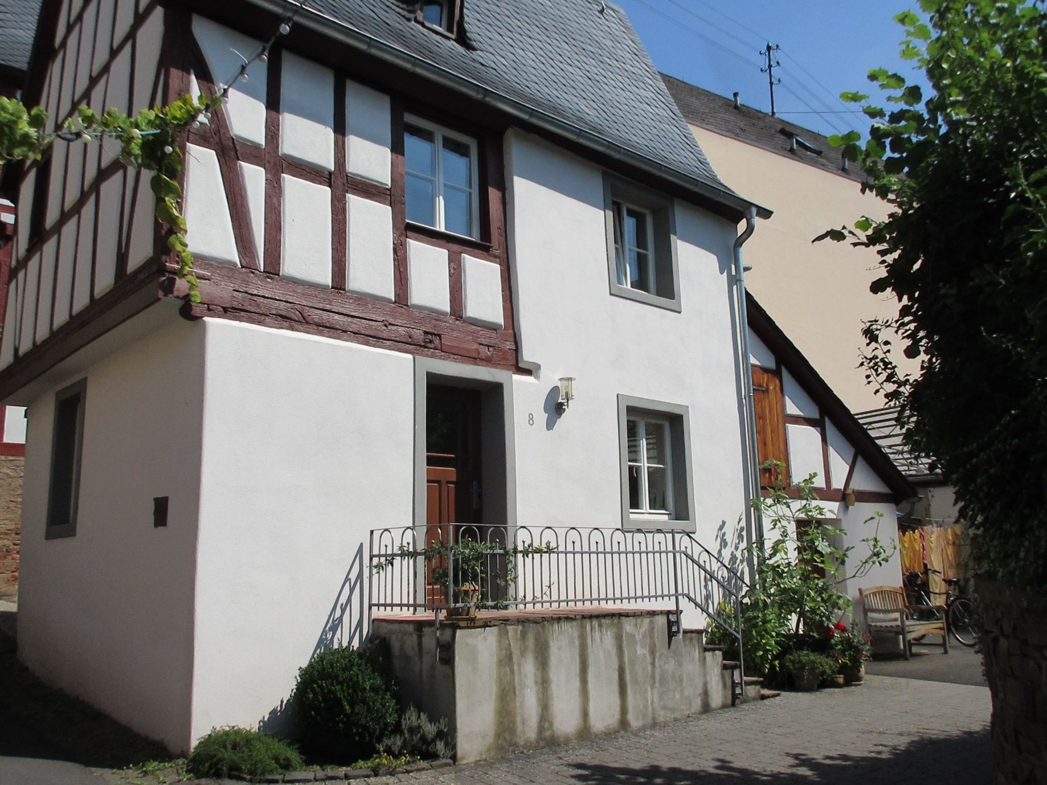 Historisches Fachwerkhaus mit modernem Komfort direkt an der Mosel - Buiten