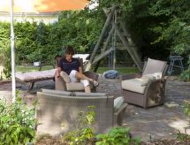 Knusse studio voor 2 in Beerfelden met tuin & verwarmd zwembad - thumbnail 4