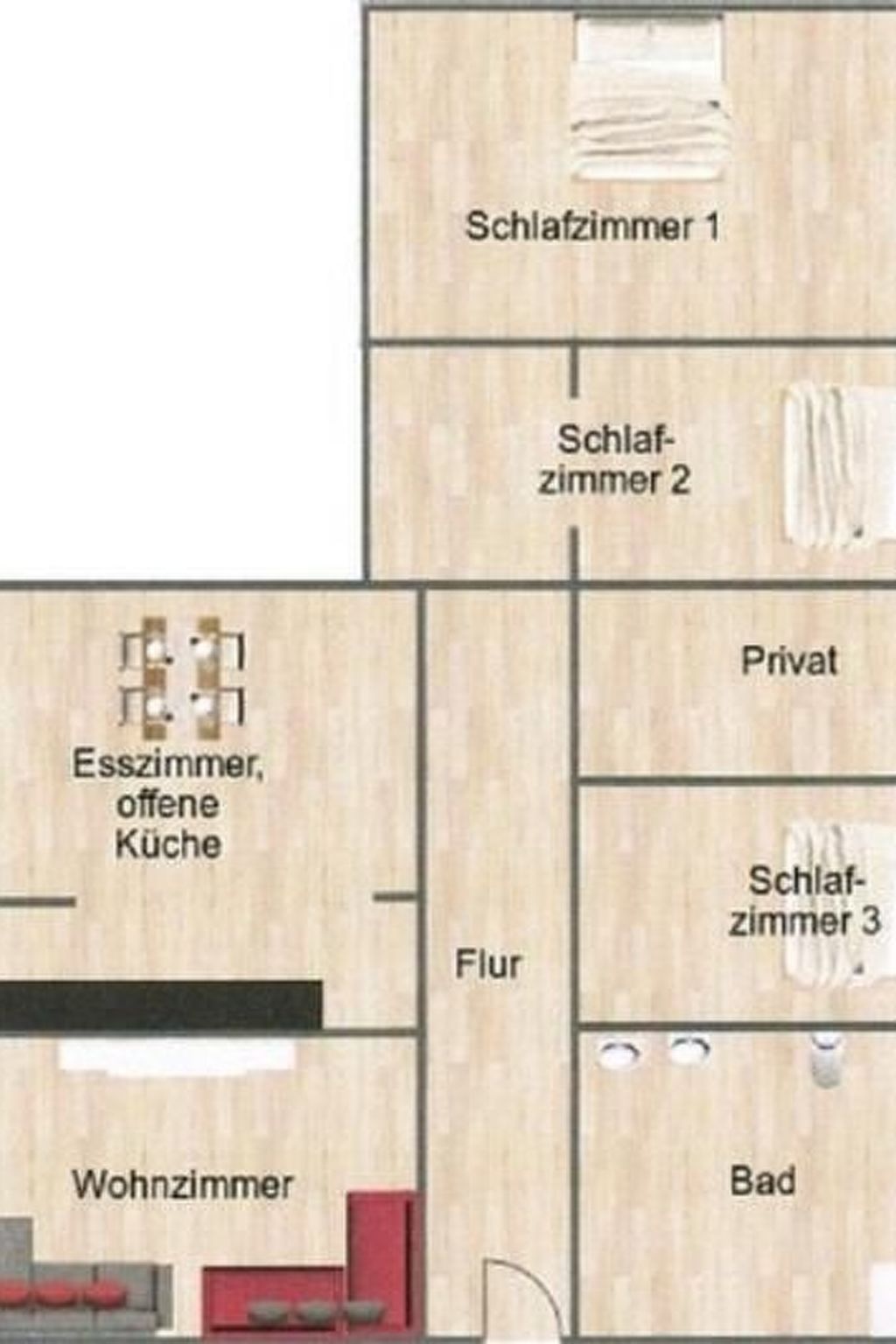 4 Sterne Ferienwohnung mit 3 Schlafzimmern, Nähe Limburg, Rheingau,Taunus, West - Image 5